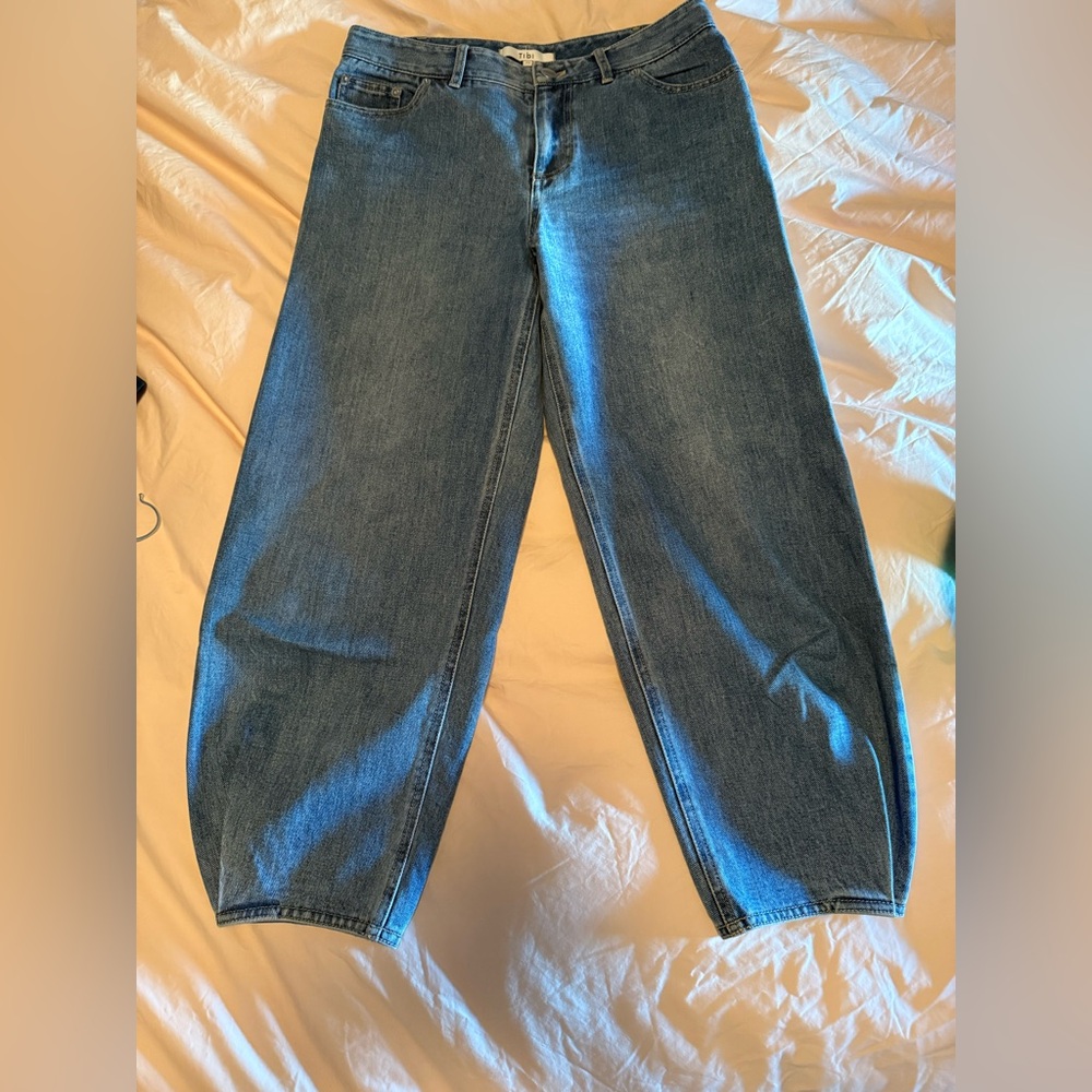 Tibi barrel leg Blue Denim Jeans